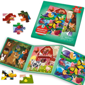 36 Pcs Animal Travel Puzzles Games for Kids