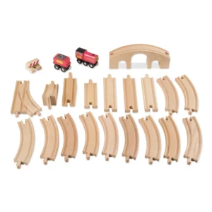 Classic Wooden Figure Eight Train Set (22 pcs)